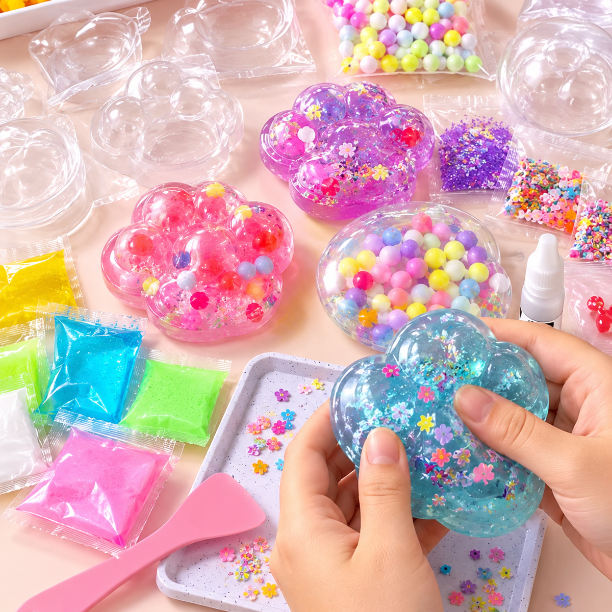 DIY sada na výrobu squishy – vytvoř si vlastní mačkací hračky